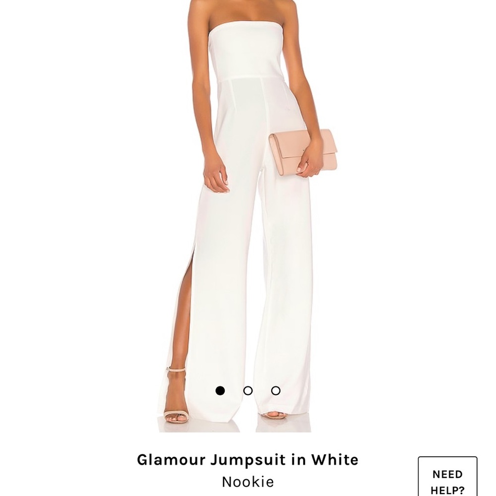 COPY - NOOKIE GLAMOUR JUMPSUIT WORN ONCE. HEMMED FOR A 5’5 BODY HEIGHT